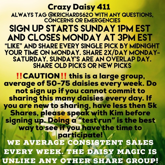 🌼 4/22-4/28 Signups POSTED Join Us! Closing @3PM! - Picture 8 of 8